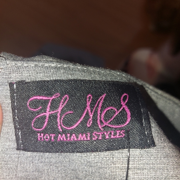 Women's Grey Body Con Mini Dress - Picture 4 of 4